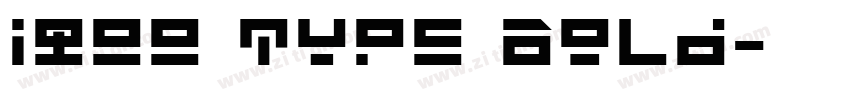 iQOO type Bold字体转换